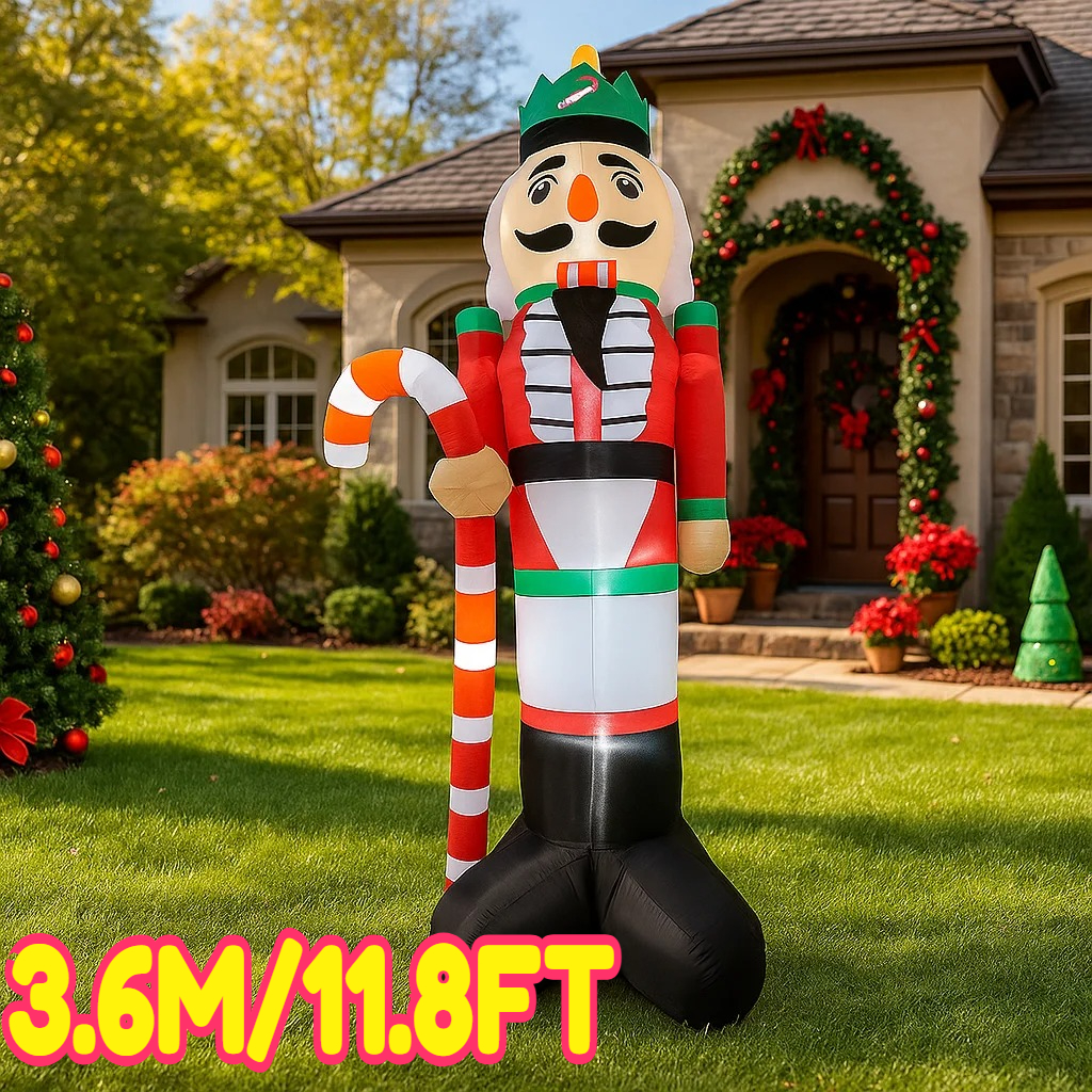 3.6M/11.8FT Inflatable Nutcrac - Home Decor Xmas 评论和价格