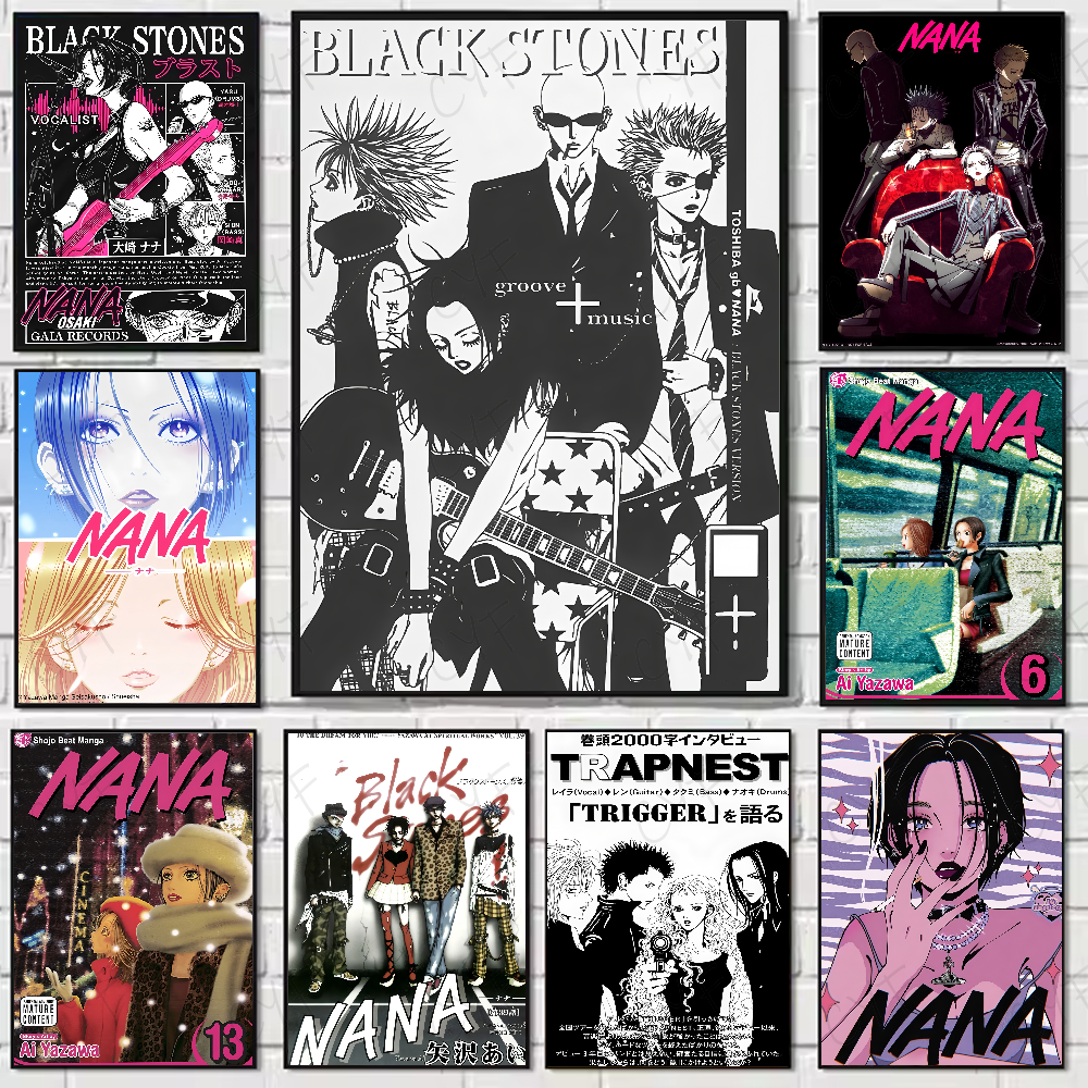 Anime N-NANA Shoujo Manga Post - Abstract Oil Painting 评论和价格