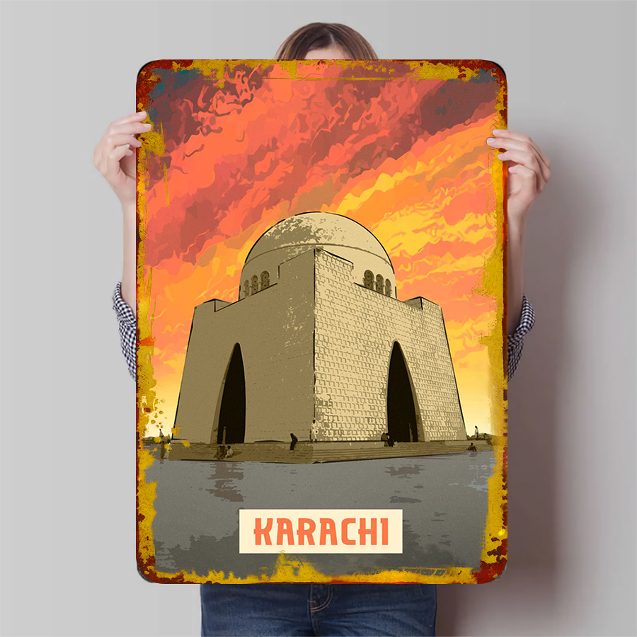 Karachi Pakistan Landmark Fram - Home Decor Karachi 评论和价格