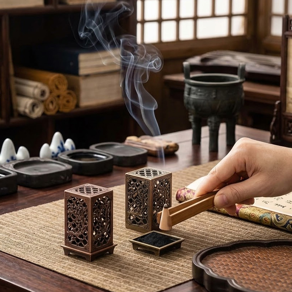 Antique Style Incense Burner M - Home Decor Zen Style 评论和价格