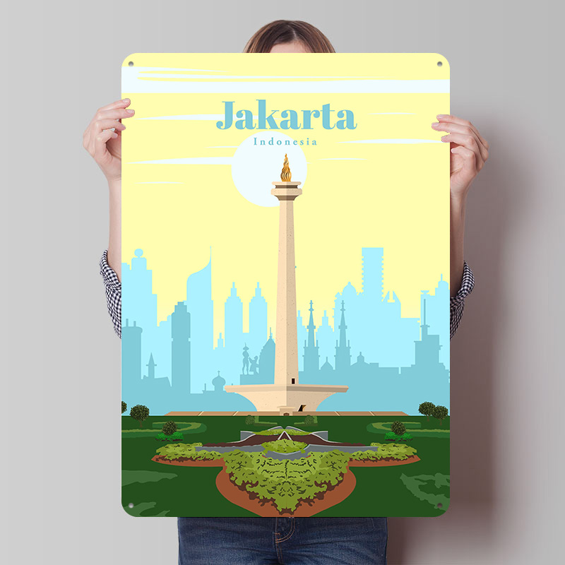 Travel to Jakarta Printing Pos - Home Decor Jakarta 评论和价格