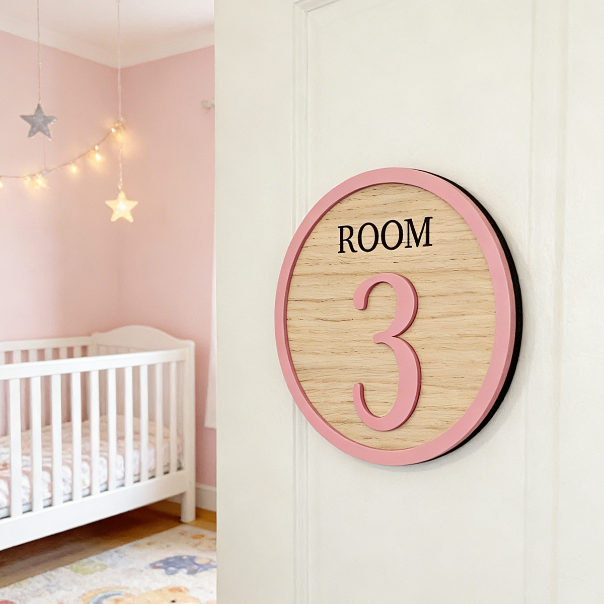 1Pc Cutom Room Number Wooden A - Home Decor Diy 评论和价格