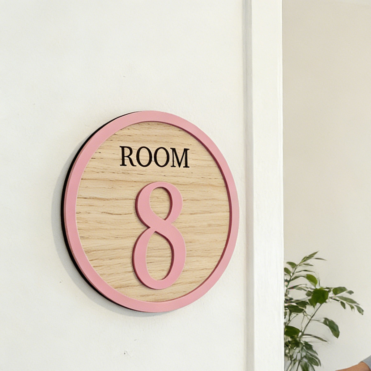 1Pc Cutom Room Number Wooden A - Home Decor Diy 评论和价格
