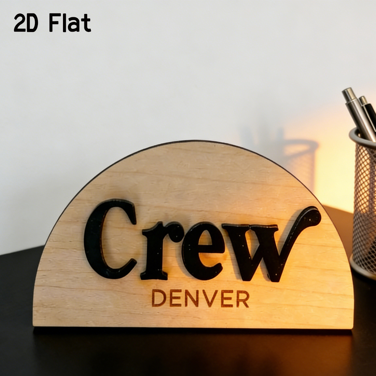 1Pc Cutom Crescent Wooden Acry - Home Decor Diy 评论和价格