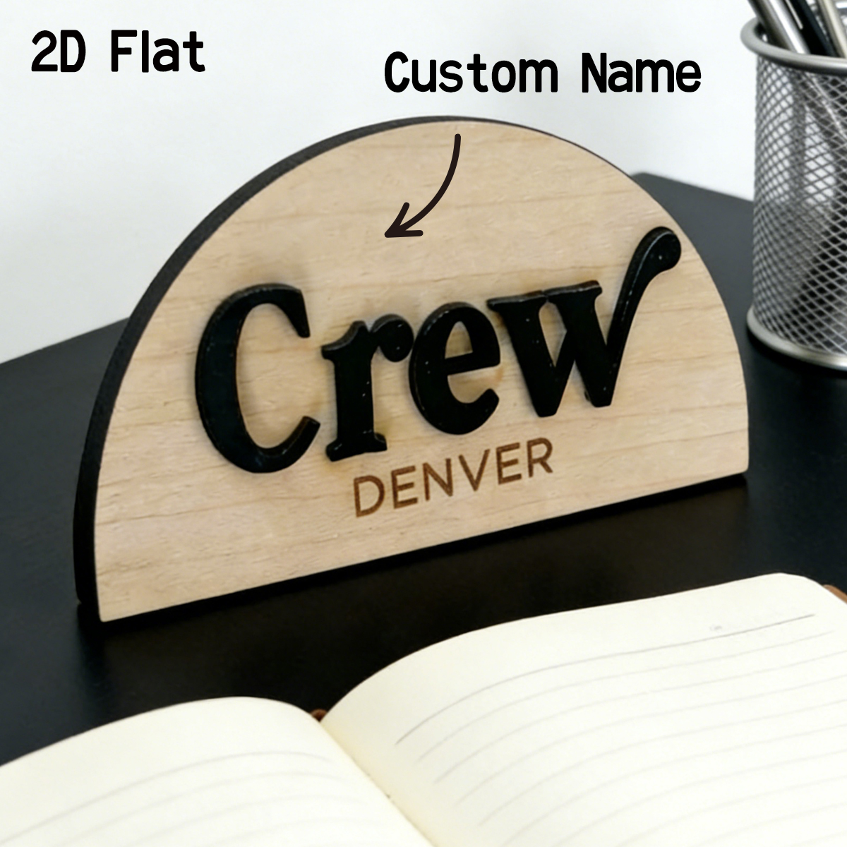 1Pc Cutom Crescent Wooden Acry - Home Decor Diy 评论和价格