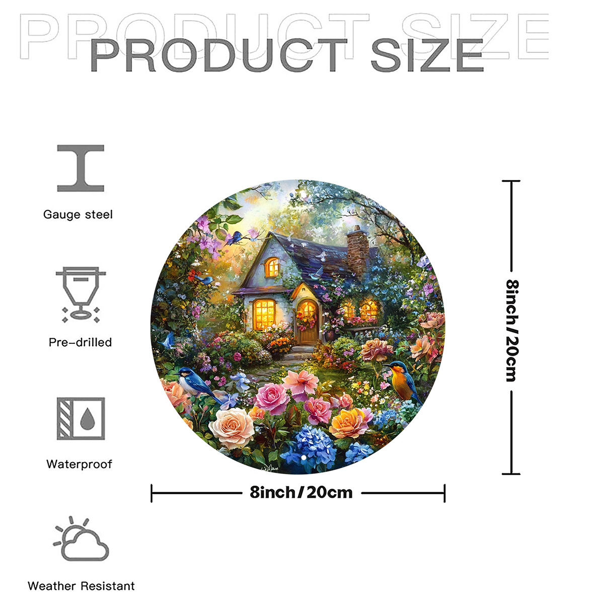 Charming Vintage Flower House  - Home Decor Garden Ideas 评论和价格