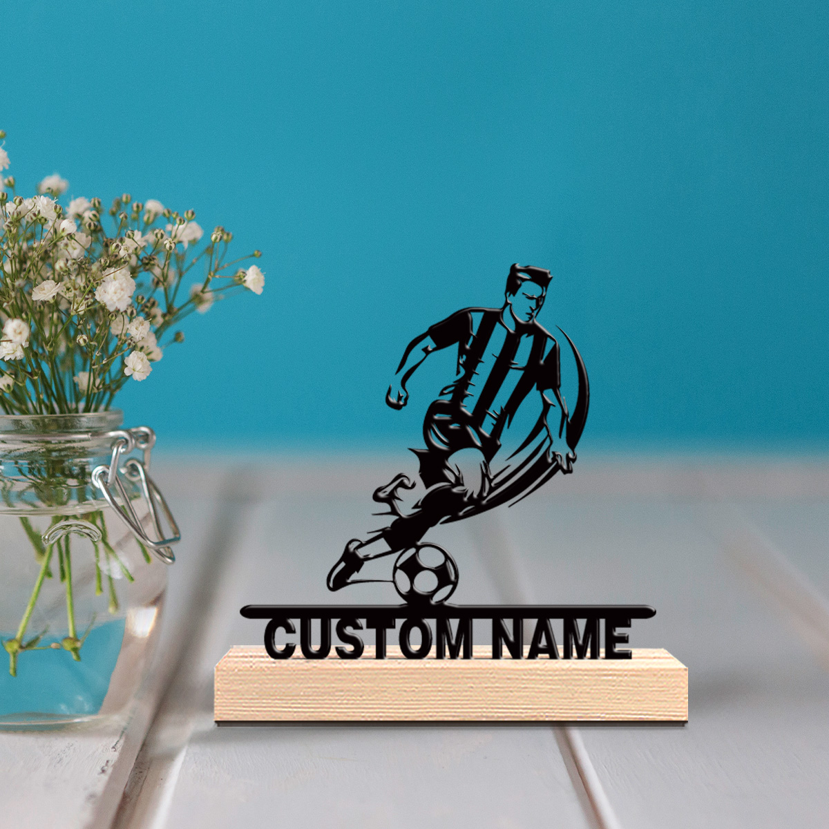 1pc Personalized Custom Footba - Home Decor Unique 评论和价格