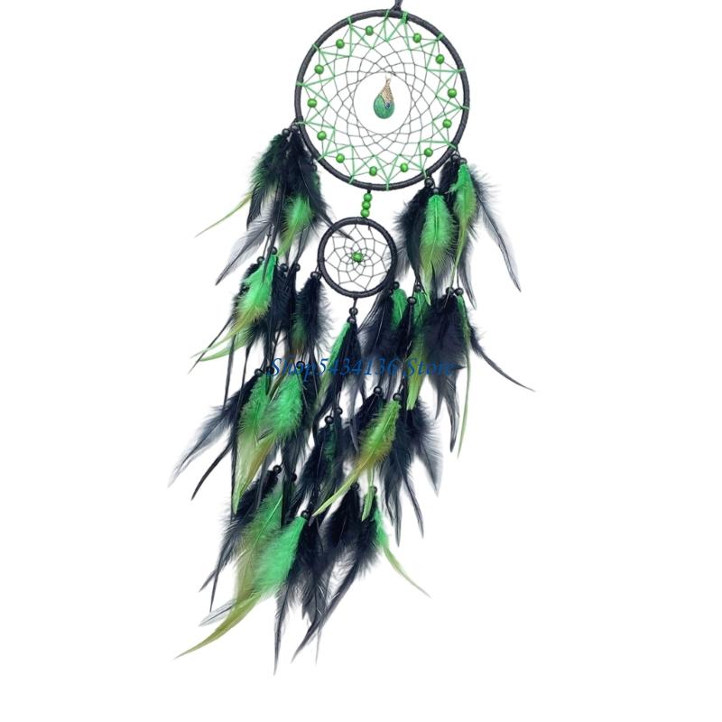 H7ED Dream Catcher Handmade Fe - Boho Wind Chimes 评论和价格