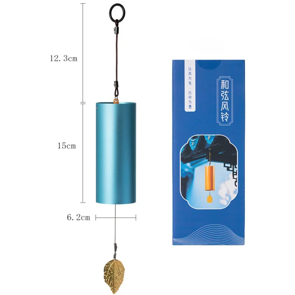 Zen Wind Chime Bamboo Koshi St - Home Decor Zen Style 评论和价格