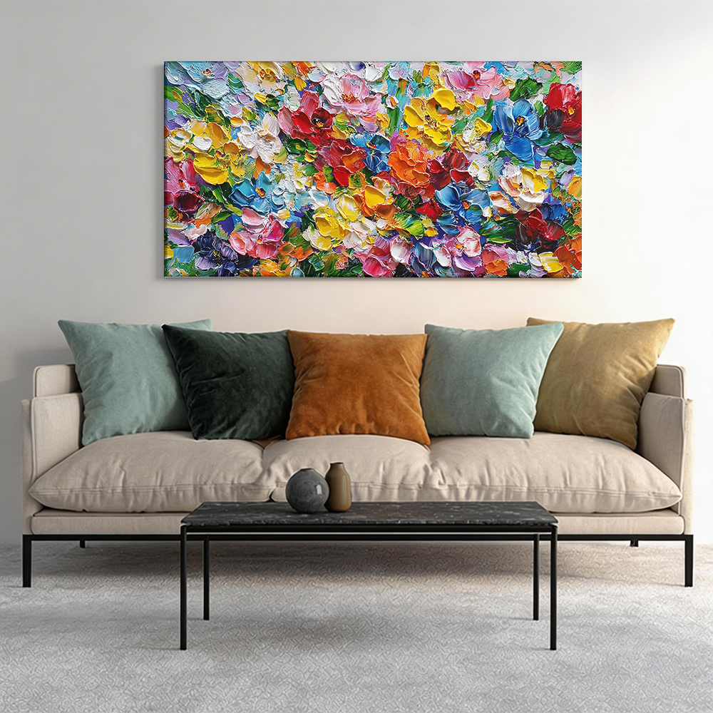 Large-sized solid wood frame c - Abstract Oil Painting 评论和价格