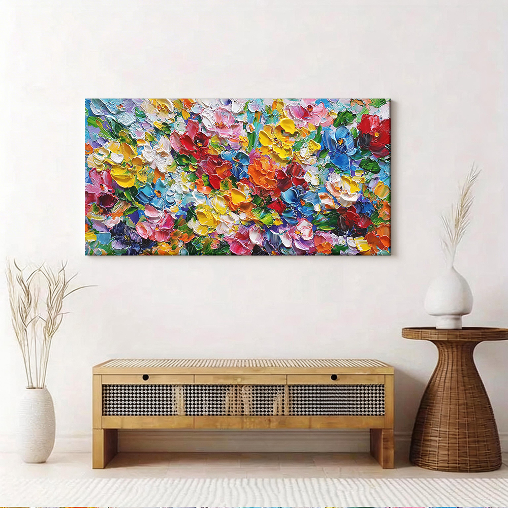 Large-sized solid wood frame c - Abstract Oil Painting 评论和价格