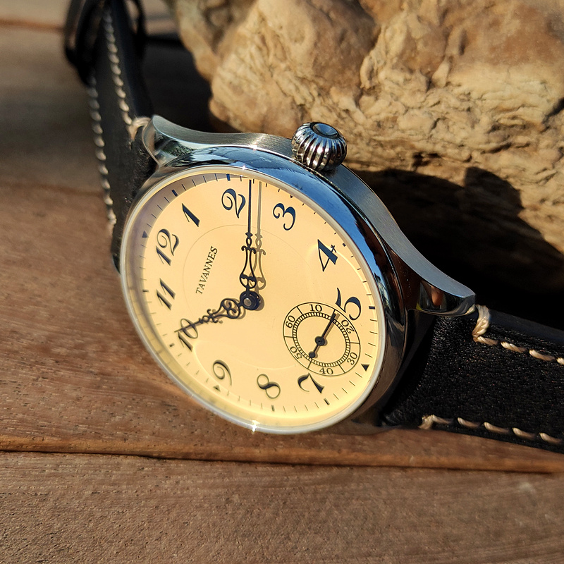 Men's 40MM Manual Mechanical W - Vintage Alarm Clock 评论和价格