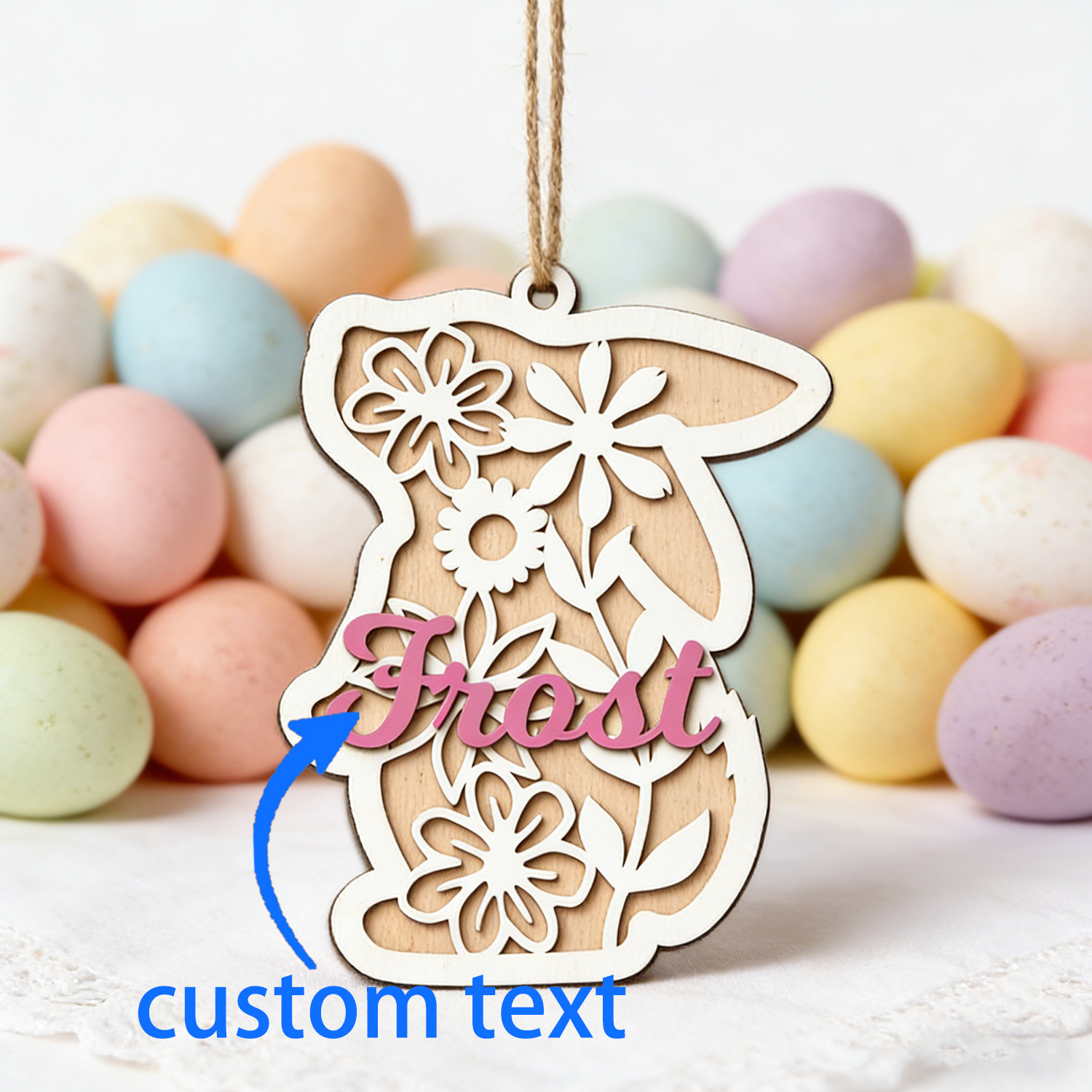 1pc Wooden Name Plaque, Custom - Home Decor Unique 评论和价格