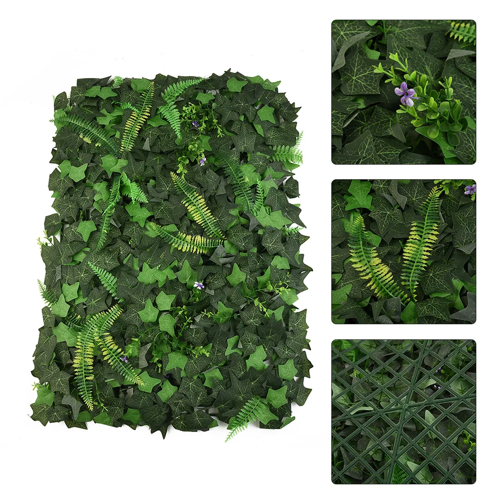 60X40CM Artificial Green Wall  - Home Decor Wall Panels 评论和价格