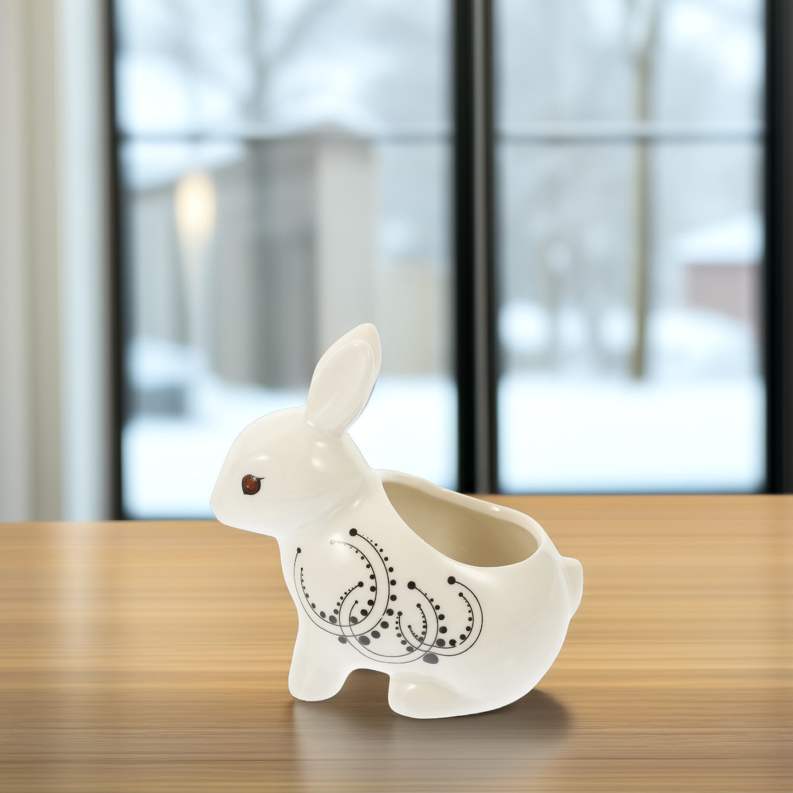 Rabbit Shaped Ceramic Flower P - Home Decor Garden Ideas 评论和价格