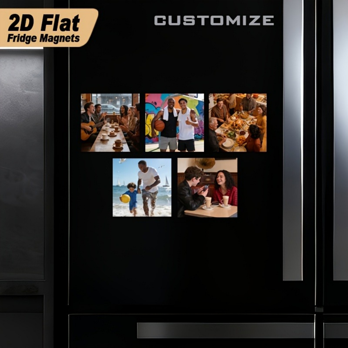 Customizable Fridge Magnets—Fe - Home Christmas Decor 评论和价格