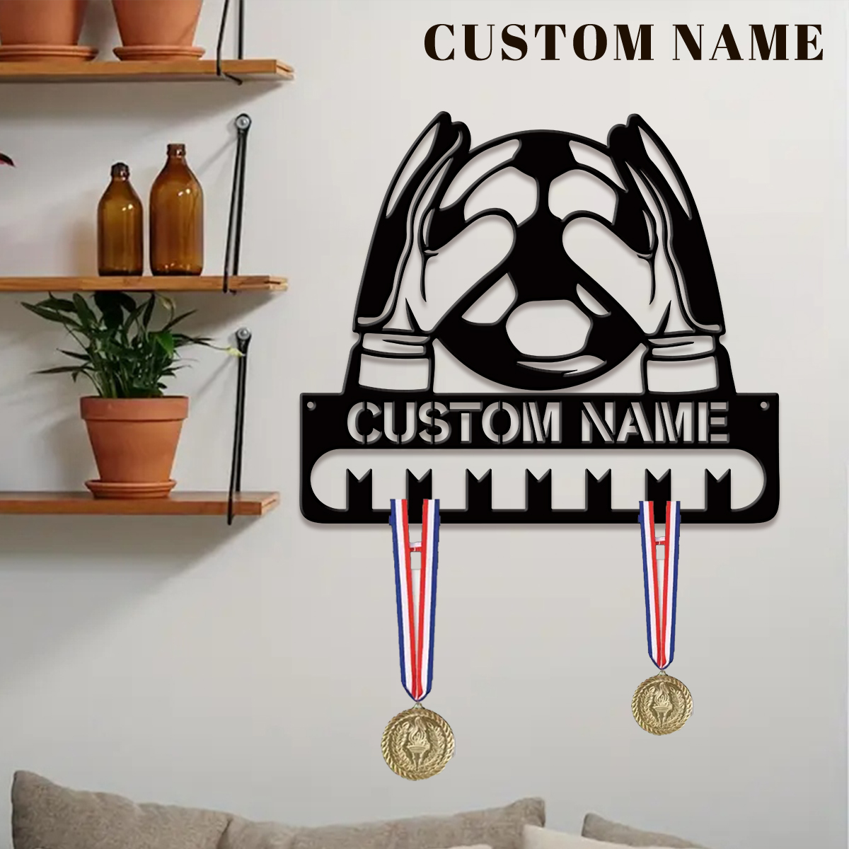 Custom Football Player Metal M - Home Christmas Decor 评论和价格