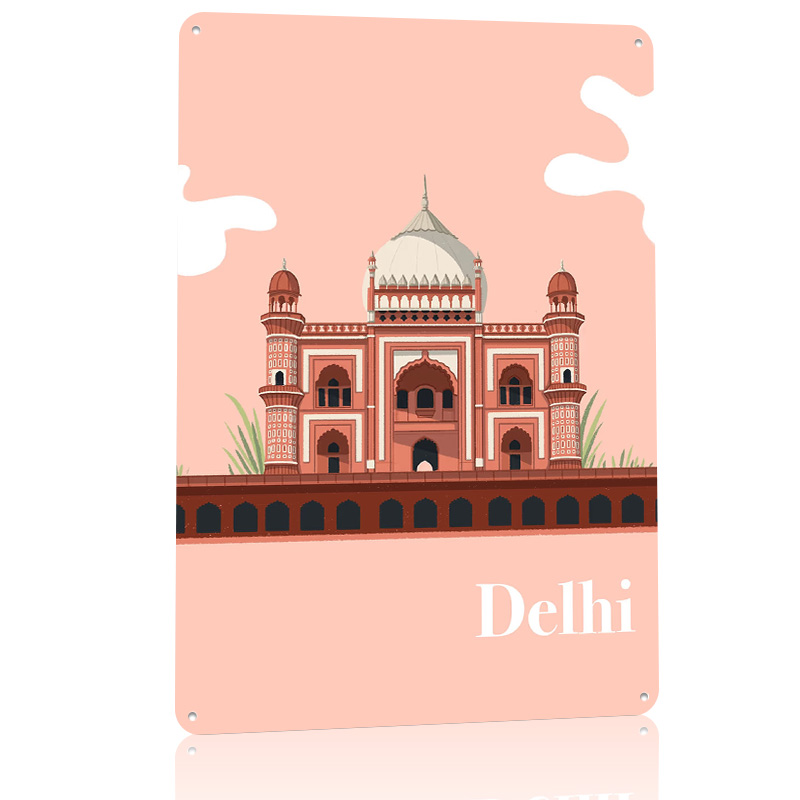 Delhi Illustration 3D Texture  - Home Decor Delhi 评论和价格