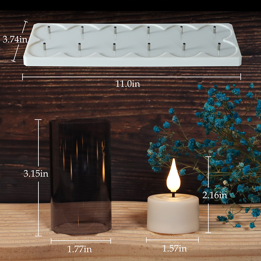 LED Candle Light Rechargeable  - Home Decor Xmas 评论和价格