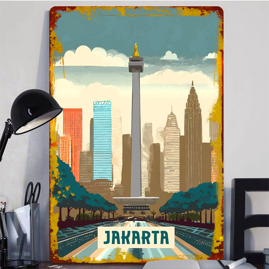 Jakarta Indonesia Landmark Sky - Home Decor Jakarta 评论和价格