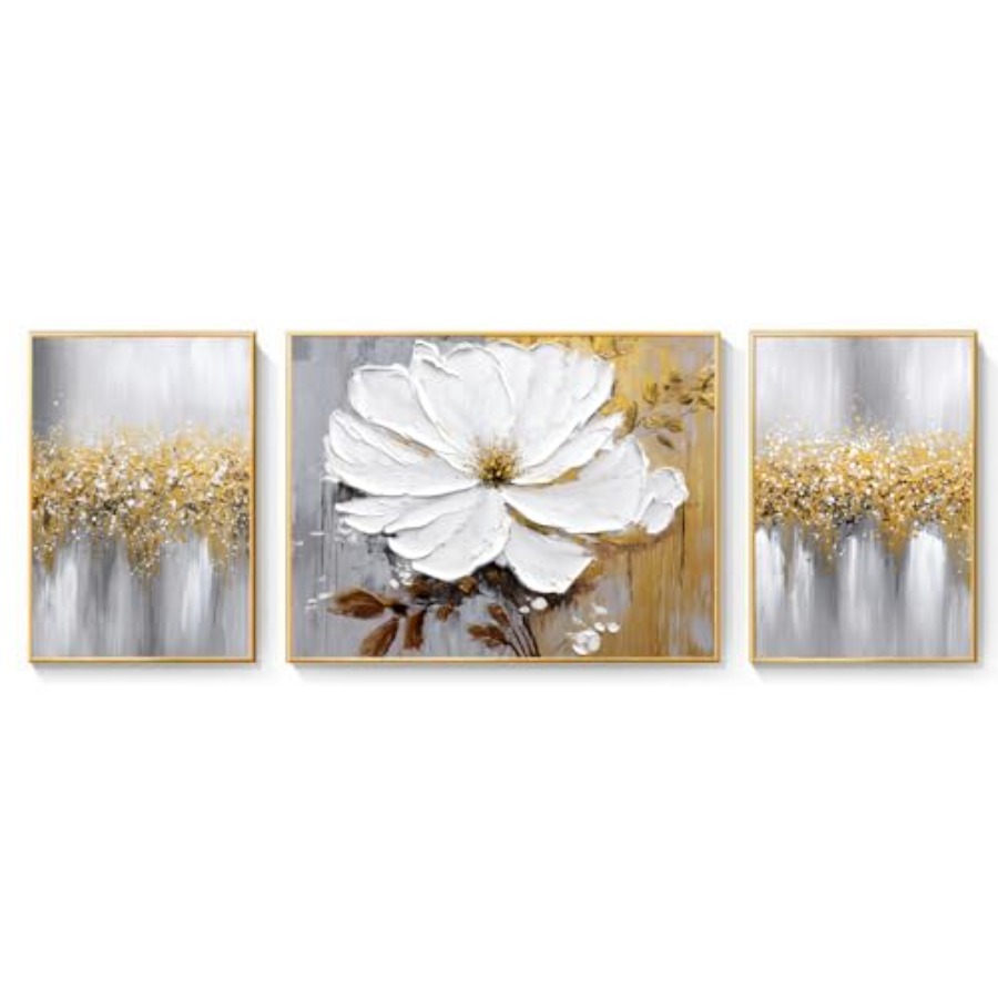 Living Room Wall Art: Hand-Pai - Abstract Oil Painting 评论和价格