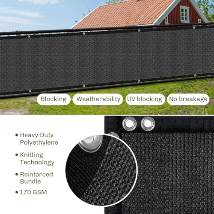 Privacy Screen Fence 4Feet x 5 - Home Decor Garden 评论和价格