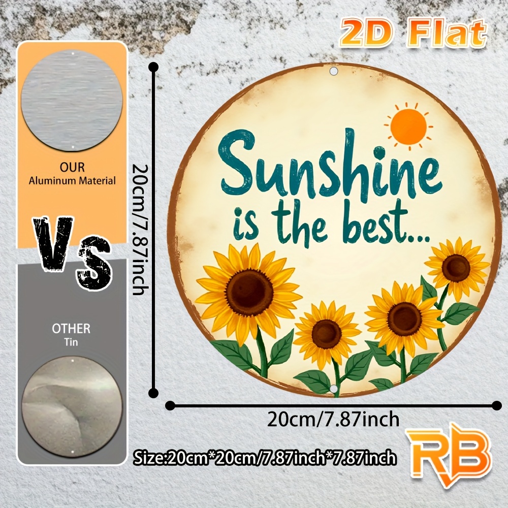 2D Flat,1pc Vintage Style Meta - Home Decor Garden Ideas 评论和价格