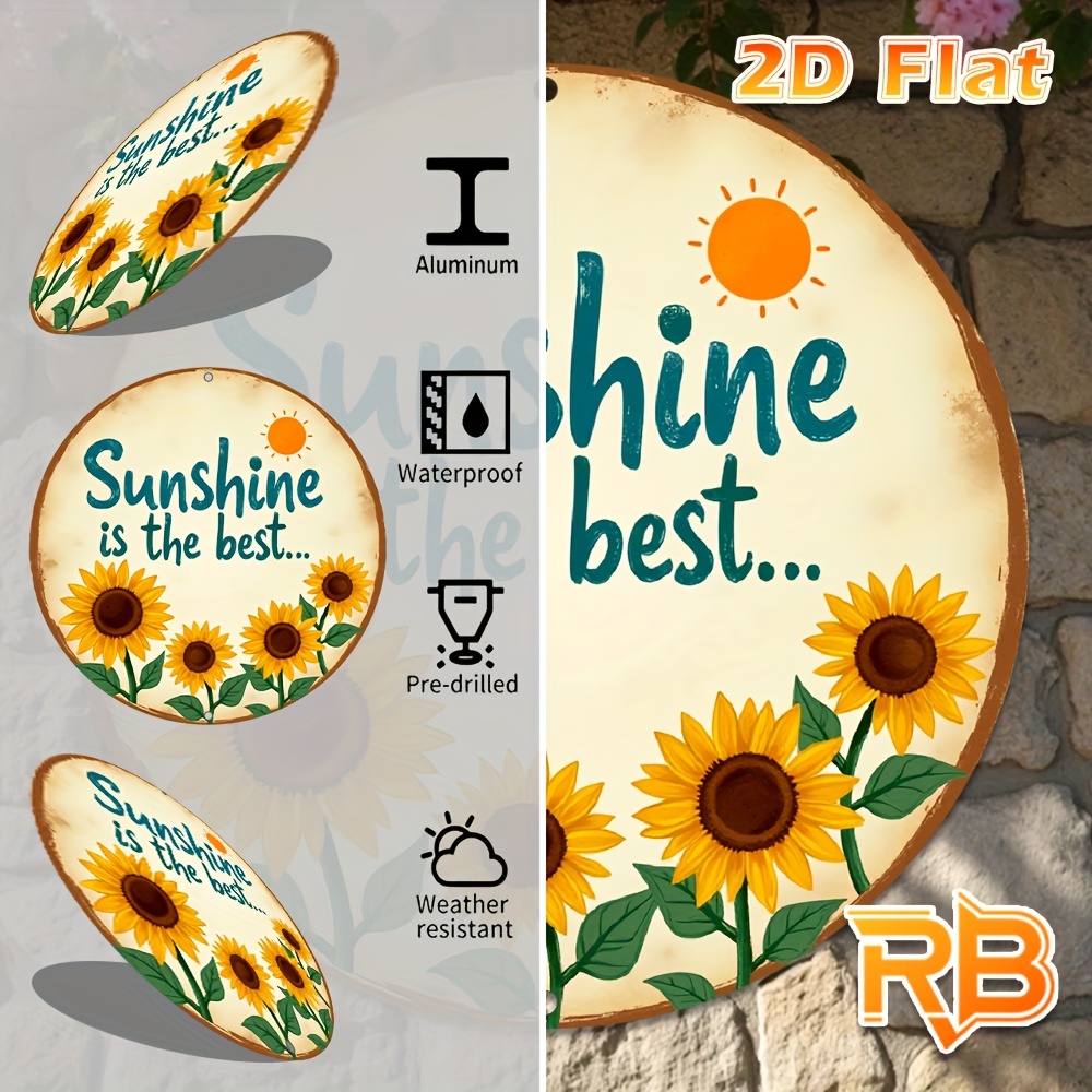 2D Flat,1pc Vintage Style Meta - Home Decor Garden Ideas 评论和价格