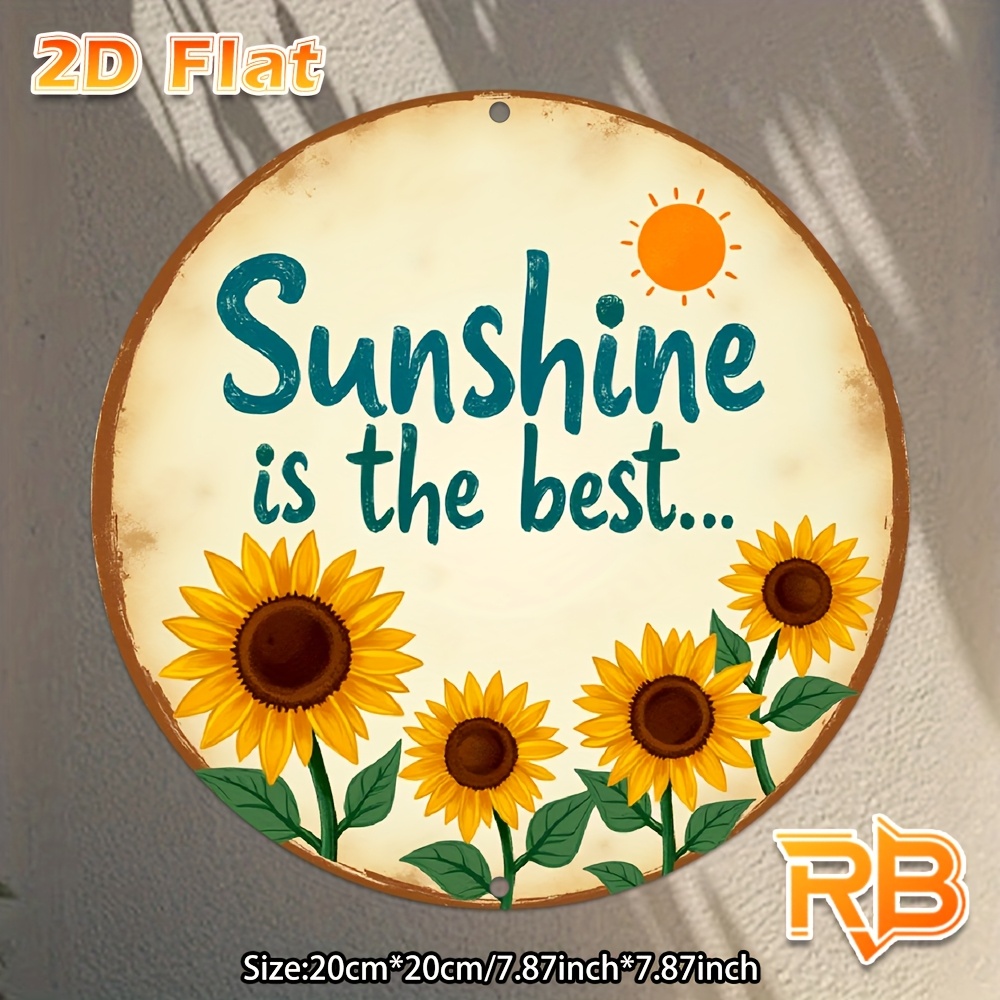 2D Flat,1pc Vintage Style Meta - Home Decor Garden Ideas 评论和价格