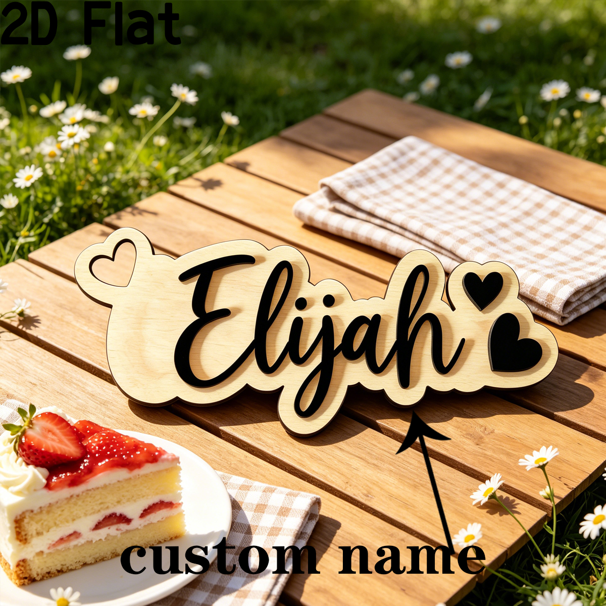 1Pc Custom Love Decor Wooden A - Home Decor Diy 评论和价格