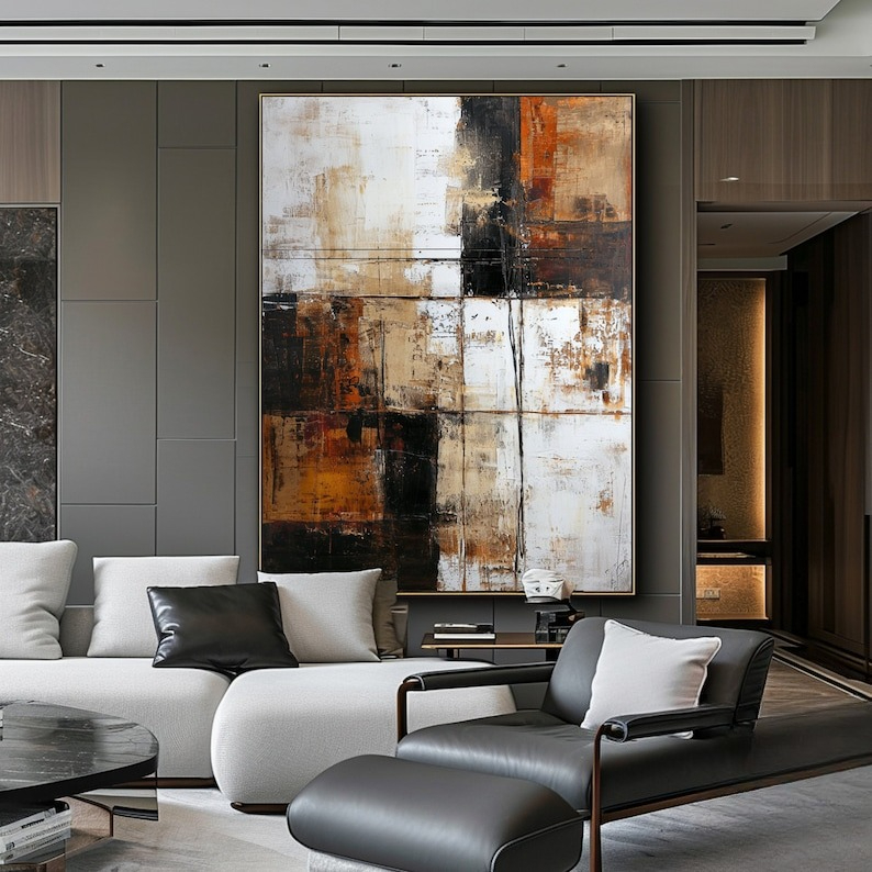 Original Modern Abstract Brown - Abstract Oil Painting 评论和价格