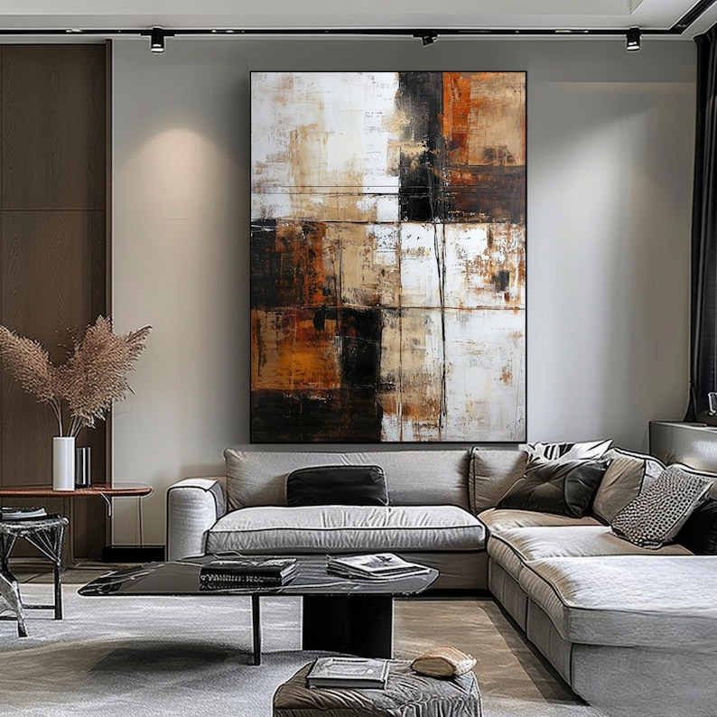 Original Modern Abstract Brown - Abstract Oil Painting 评论和价格