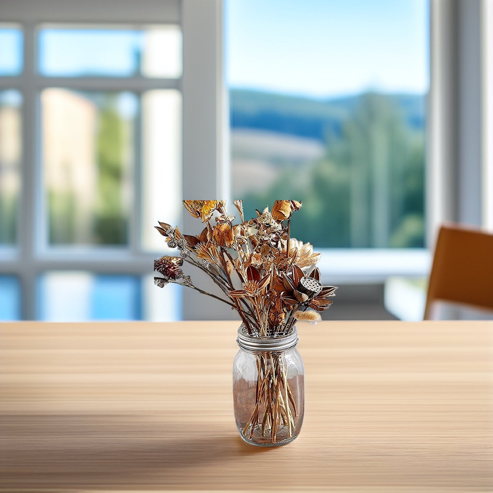 10Pcs Stainless Steel Jar Flow - Home Decor Vase With Flowers 评论和价格