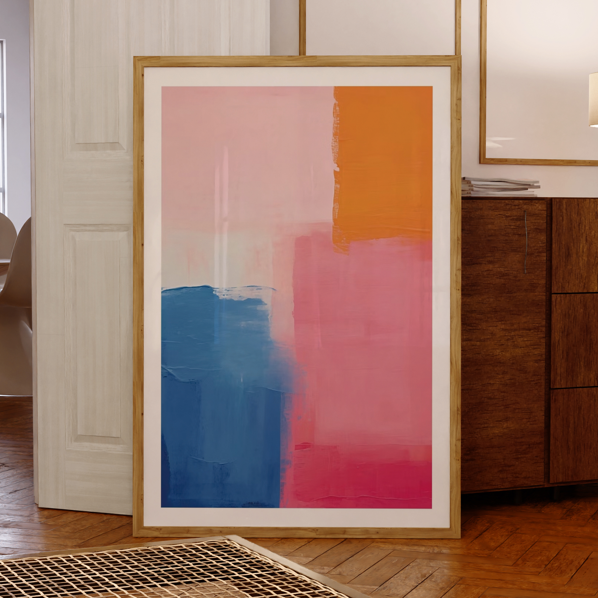 Abstract Draw Vibrant Energy W - Abstract Oil Painting 评论和价格