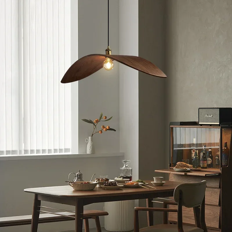 Modern Wabi Sabi Walnut Chande - Home Decor Zen Style 评论和价格