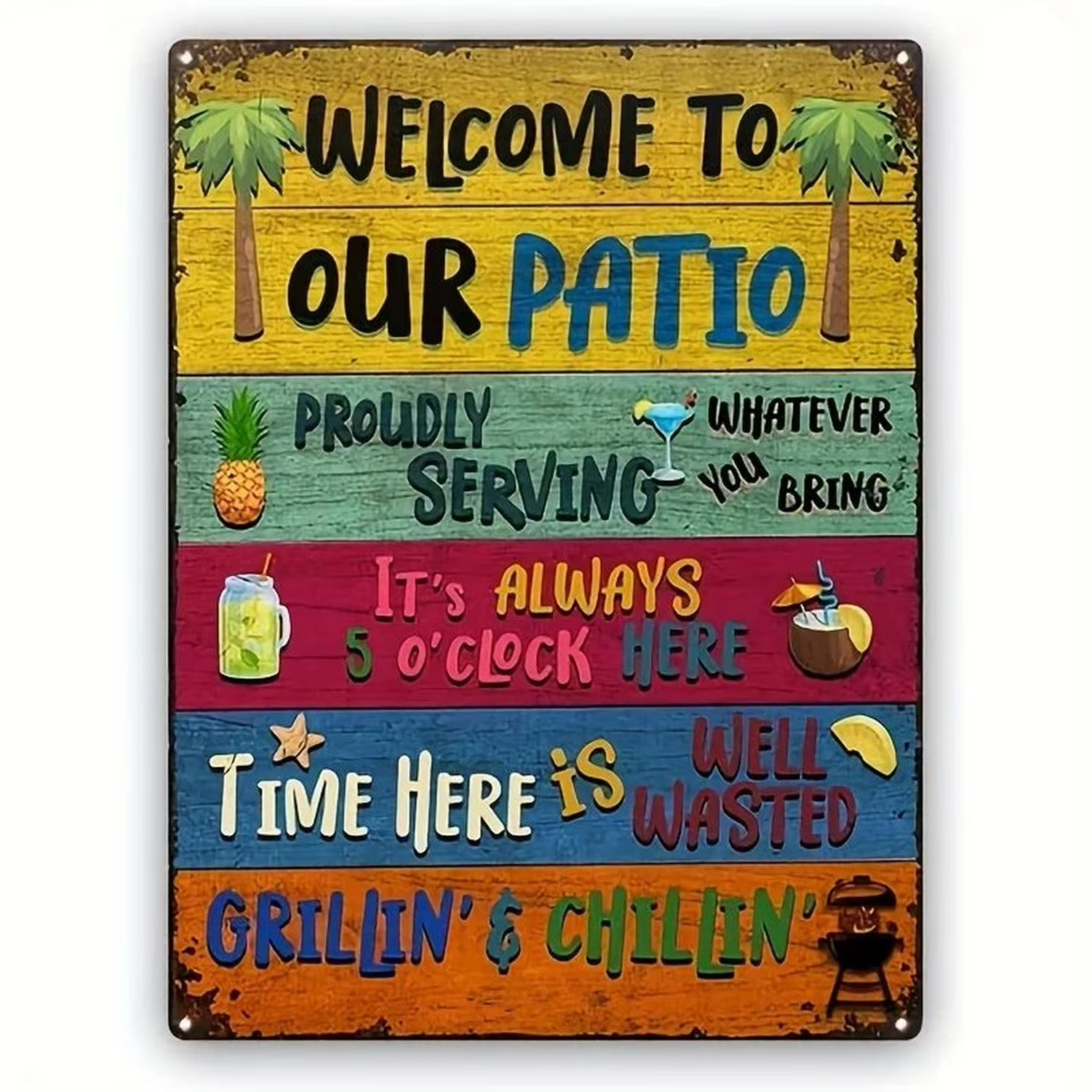 Quotes Plaque Metal Tin Signs  - Home Decor Garden 评论和价格
