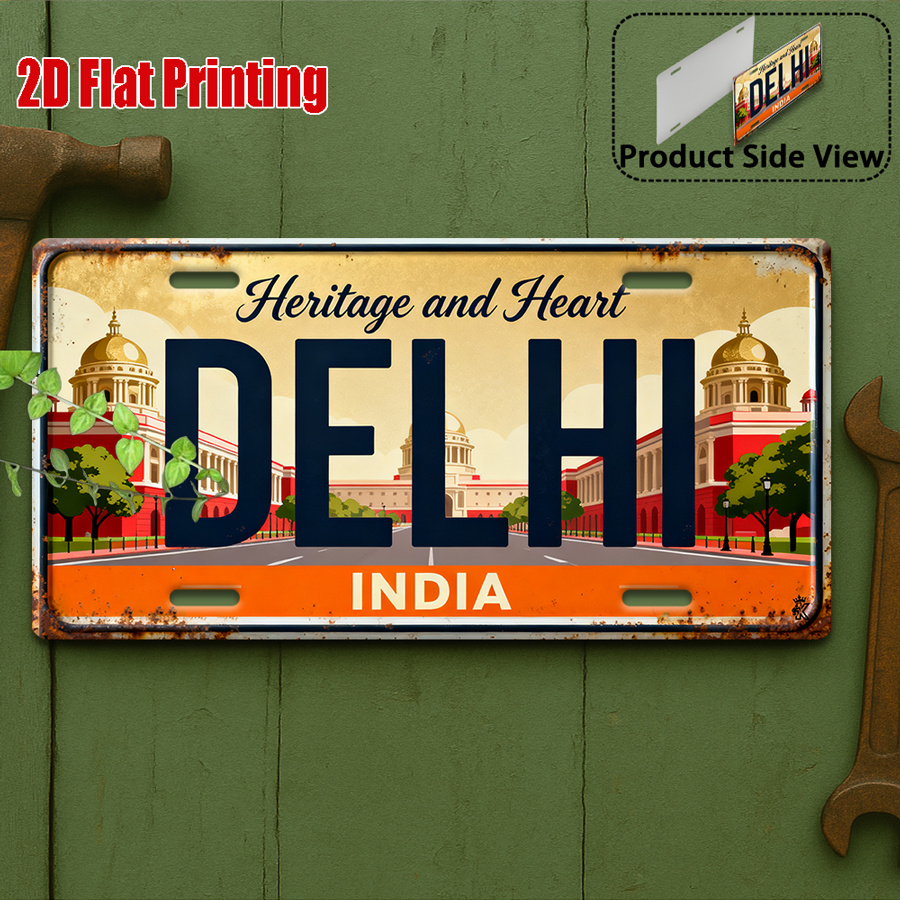Tin Sign - Vintage Durable Met - Home Decor Delhi 评论和价格