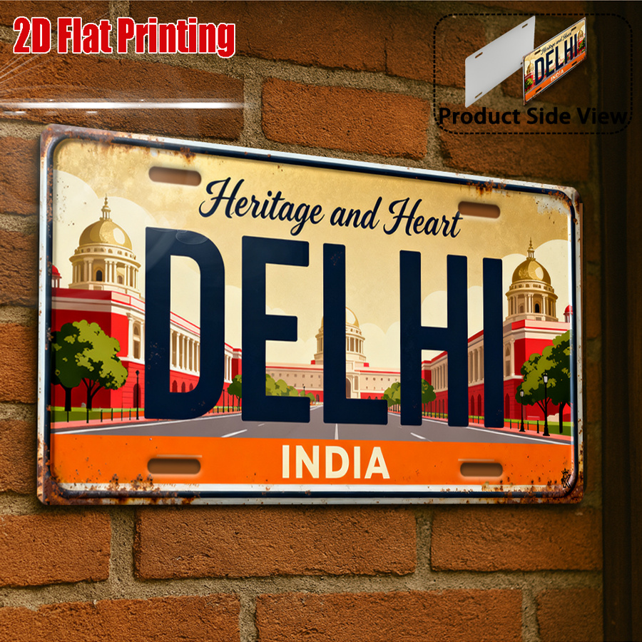 Tin Sign - Vintage Durable Met - Home Decor Delhi 评论和价格