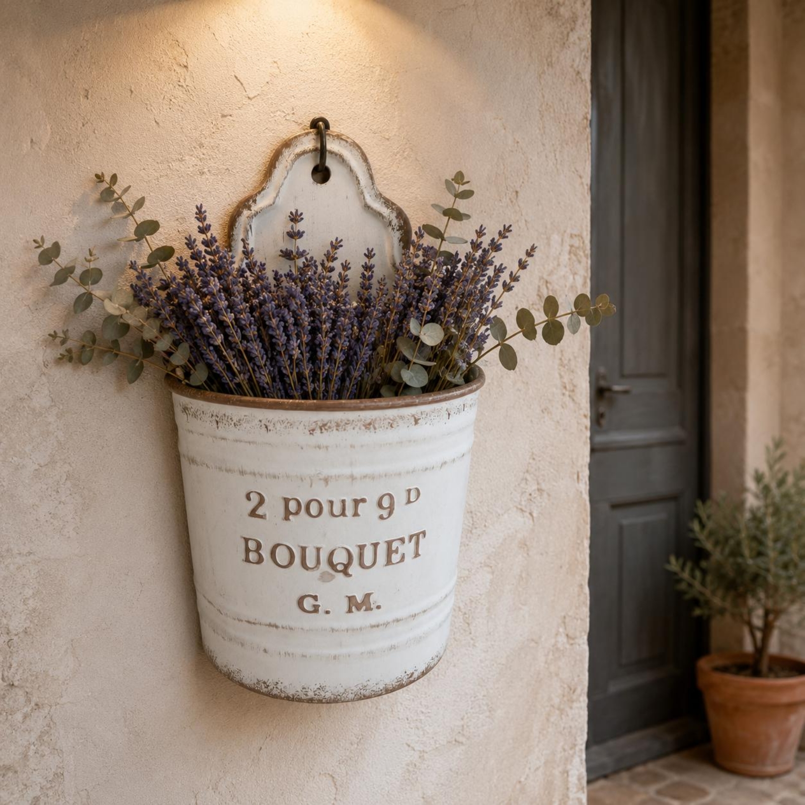 Metal Wall Planter Scalloped B - Home Decor Wall Panels 评论和价格