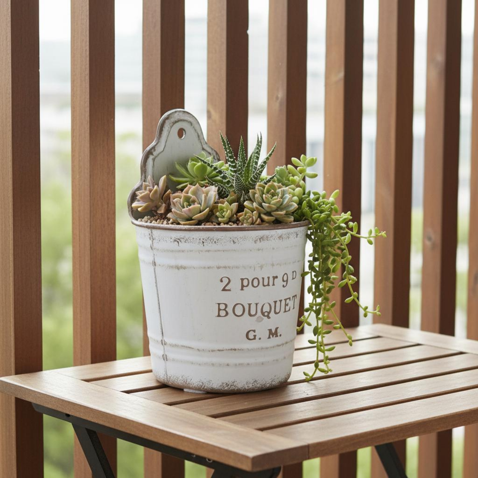 Metal Wall Planter Scalloped B - Home Decor Wall Panels 评论和价格